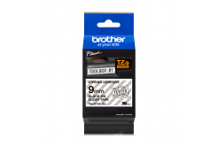 Brother TZ-S121 / TZe-S121 Pro Tape, 9mm x 8m, černý tisk/čirý podklad, originální páska