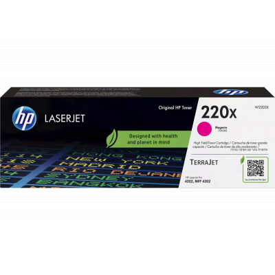 HP 220X W2203X purpurový (magenta) originální toner