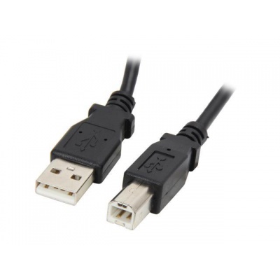 USB kabel A-B černý