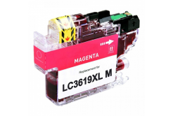 Brother LC-3619XL purpurová (magenta) kompatibilní cartridge