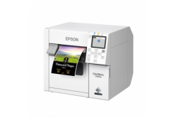 Epson ColorWorks C4000, Matt Black Ink, cutter, ZPLII, USB, Ethernet
