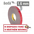 3M VHB™ GPH-160GF Oboustranně silně lepicí páska, tl. 1,6 mm 6 mm x 33 m