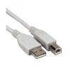 USB kabel A-B šedý