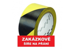 3M 766 PVC páska žluto-černá 75 mm x 33 m