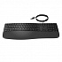 HP 485 Comfort Wired Keyboard klávesnice drátová (USB) CZ, černá ergonomická