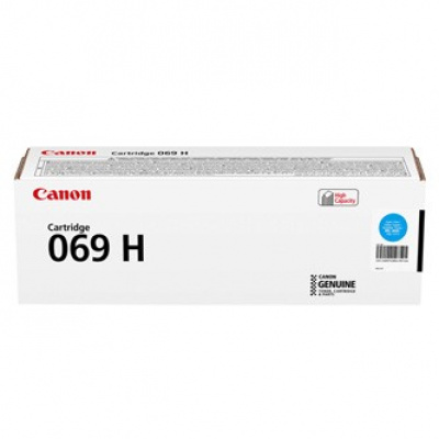 Canon originální toner 069 H C, 5097C004, cyan, 5500str., kontraktový produkt, high capacity