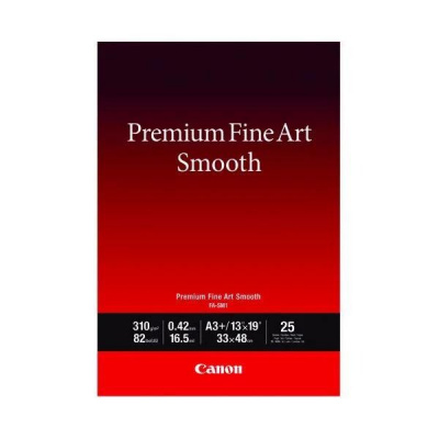 Canon Premium Fine Art Smooth 1711C014 foto papír, matný, inkoustový, bílý, A3+, 310 g/m2, 25 ks
