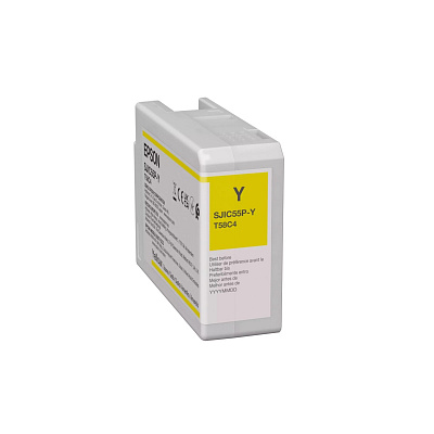 Epson SJIC55-Y C13T58C440 pro ColorWorks, žlutá (yellow) originální cartridge
