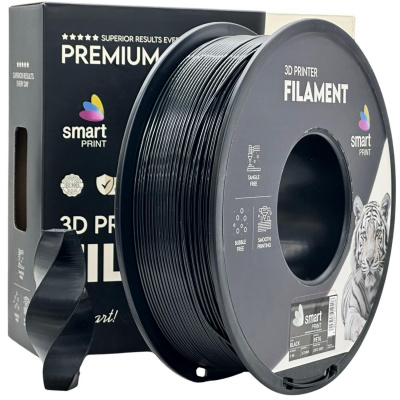 Smart Print FG-S26-E1, 3D filament, PETG, Black, 1kg, 1,75mm