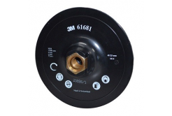 3M Podložka ke kotoučům Scotch-Brite™ se středovým otvorem, suchý zip, 125 mm/M14 (61681)
