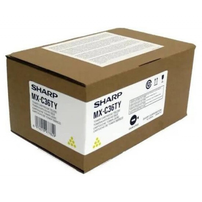 Sharp MXC36TY žlutý (yellow) originální toner