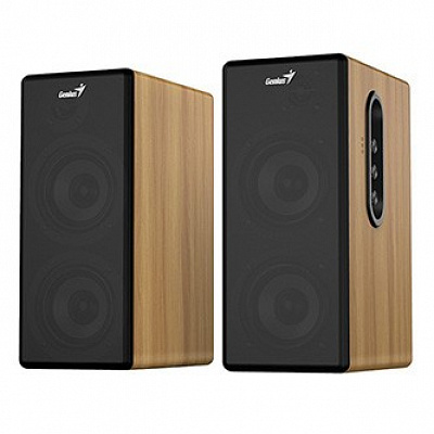Genius reproduktory SP-HF1220BT, 2.0, 45W, hnědá - černá, Bluetooth