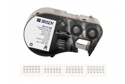 Brady M4-131-498 / 170788, 25.40 mm, Vinyl, černý tisk / bílý podklad
