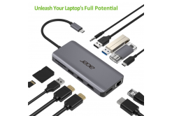 Acer 12in1 USB-C dongle (USB,HDMI,PD,CD,DP,RJ45)
