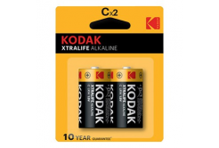 Baterie jednorázová alkalická, tužková, LR14, 1.5V, Kodak, blistr, 2-pack, KOD-LR14XT, Alkaline EXTRALIFE
