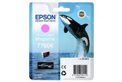 Epson T7606 T76064010 světle purpurová (light magenta) originální cartridge
