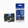 Kompatibilní páska s Brother TZ-521 / TZe-521, 9mm x 8m, černý tisk / modrý podklad