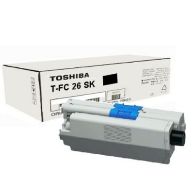 Toshiba TFC26SK, 6B000000559 černá (black) originální toner