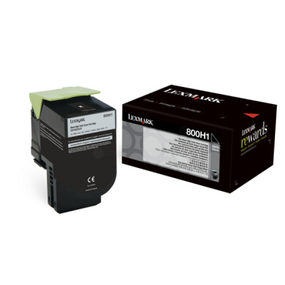 Lexmark 80C0H10 černý (black) originální toner