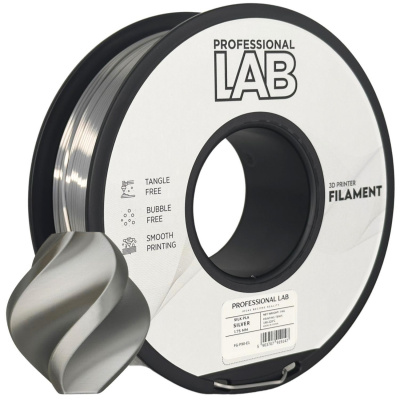 Professional Lab FG-P90-E1, 3D filament, PLA, Silver, 1kg, 1,75mm