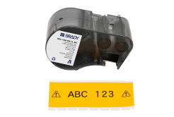 Brady M5C-1500-595-YL-BK / 170946, 38.10 mm x 7.62 m, Vinyl, černý tisk / žlutý podklad