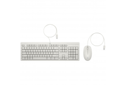 HP 225 Kabelová myš a klávesnice Cashmere White