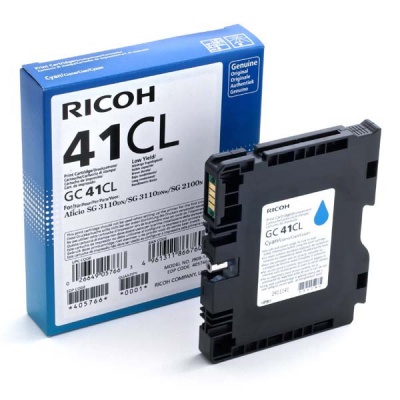 Ricoh GC41C 405766 azurová (cyan) originální gelová náplň