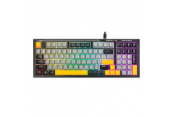 Marvo K638B, klávesnice US, herní, drátová (USB), černá, podsvícení