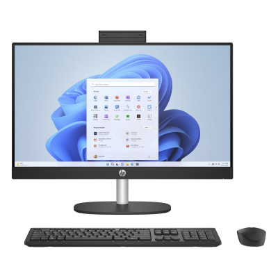 HP Desktop AI 24-cr2007nc BQ8S9EA#BCM Počítač All-in-one, 23,8", FHD, U7-255U, 32GB, 1TB, Intel UHD, W11H, Černá, 2R