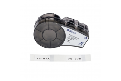 Brady M21-18-499 / 152092, 25.40 mm, Nylon, černý tisk / bílý podklad