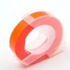 Dymo Omega, 9mm x 3m, bílý tisk / fluorescenční oranžový podklad, kompatibilní páska