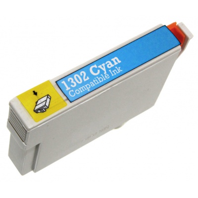 Epson T1302 azurová (cyan) kompatibilní cartridge