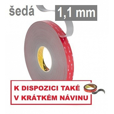 3M VHB™ GPH-110GF Oboustranně silně lepicí páska, tl. 1,1 mm 19 mm x 33 m
