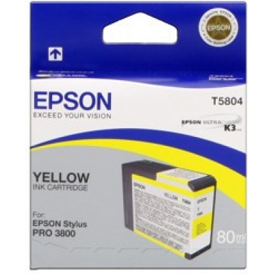 Epson T580400 žlutá (yellow) originální cartridge