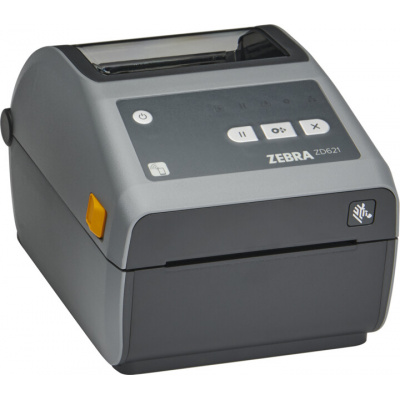 Zebra ZD621d ZD6A043-D0EF00EZ DT, 8 dots/mm (203 dpi), tiskárna štítků, EPLII, ZPLII, USB, odlepovač, black (nástupce GC420t)
