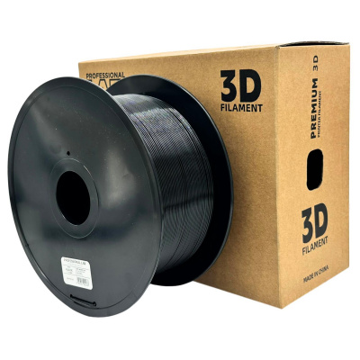 Professional Lab FG-P127-E1, 3D filament, PETG, Black, 3kg, 1,75mm