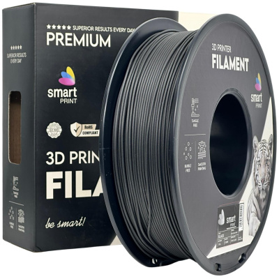 Smart Print FG-S129-E1, 3D filament, PLA, Carbon Fiber Black, 1kg, 1,75mm