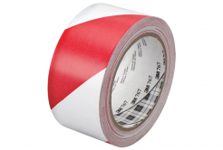 3M 767 PVC páska bílo-červená, 50 mm x 33 m