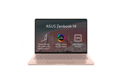 ASUS Zenbook 14/UX3480KA-OLED021W/AI5-330/14"/WUXGA/24GB/512GB/AMD int/W11H/Pink/2R