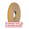 3M 9528W Pěnová oboustranně lepicí montážní páska, bílá, tl. 0,8 mm 9 mm x 66 m