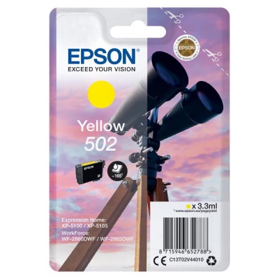 Epson 502 T02V44010 žlutá (yellow) originální cartridge
