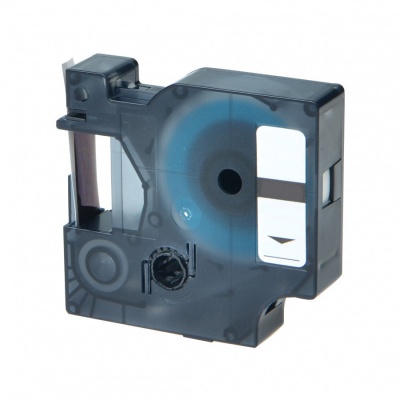Kompatibilní páska s Dymo 40911, S0720510, 9mm x 7m, modrý tisk / průhledný podklad