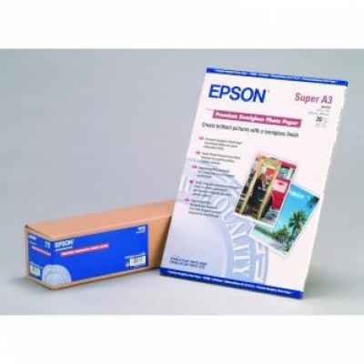 Epson S041328 Premium Semigloss Photo Paper, foto papír, pololesklý, bílý, Stylus Photo 1270, 2000P, A3