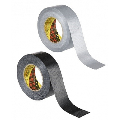 3M 2904 Duct Tape Silná univerzální textilní páska, 2 barvy 48 mm x 50 m černá/black