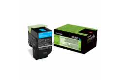 Lexmark 80C2SCE azurový (cyan) originální toner