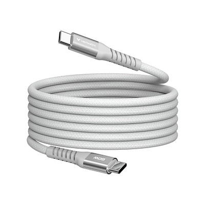 VERBATIM Kabel USB-C Sync & Charge, 60W, Magnetický, 120cm, šedá