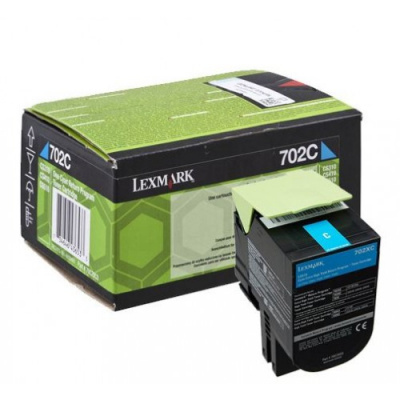 Lexmark 70C20CE azurový (cyan) originální toner