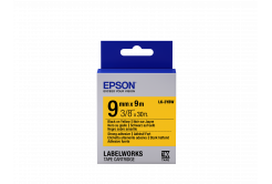 Epson LabelWorks LK-3YBW C53S653005 9mm x 9m, černý tisk / žlutý podklad, silně lepicí, originální páska