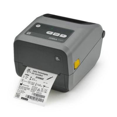 Zebra ZD421c ZD4A042-C0EE00EZ TT, 8 dots/mm (203 dpi), tiskárna štítků, EPLII, ZPLII, USB, odlepovač, black (nástupce GC420t)