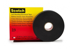 3M 23 Scotch Elektroizolační samosvařitelná páska, černá, 19 mm x 9,1 m